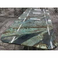 Plateaux de table en pierre naturelle de luxe moderne YDSTONE, dalles de granit bleu Van Gogh pour comptoir de cuisine