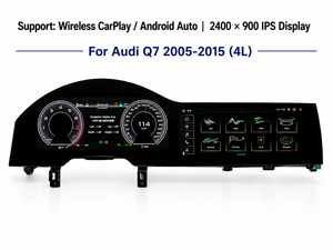 Radio para Auto con Pantalla Doble de 24.8 Pulgadas y Sistema Operativo Android para Audi Q7 4L 2005-2015, Pantalla IPS, GPS Inalámbrico, Asistencia de Reversa, Snapdragon - Product Image 1