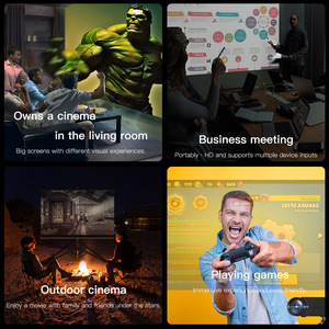 Bán Buôn Chất Lượng Chính 1080P Native Chiếu Với Màn Hình Phản Chiếu Airplay Miracast - Product Image 5