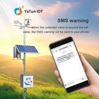 Station météorologique de haute qualité 4G GSM surveillance météorologique station 14 en 1 enregistreur de données environnementales faible coût avec application