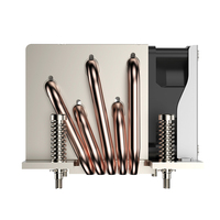 Refroidisseur de processeur COOLSERVER CS-AM5-2UR67, 5 caloducs, dissipateur thermique AM5 2U, boîtier d'ordinateur, carte mère, fond en cuivre, TDP200W