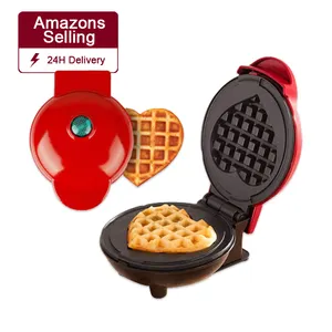 Mini gaufrier personnel 5 pouces Wafelijzer Hash Browns French Toast Grilled Cheese Gaufrier Quesadilla Min Waffeleis