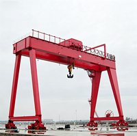 Longue durée de vie 30 tonnes Un fabricant de grues à portique ferroviaire à double poutre à cadre