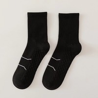 Chaussettes de sport respirantes à coupe basse personnalisées pour hommes, chaussettes d'entraînement pour athlètes, chaussettes de course à pied rembourrées
