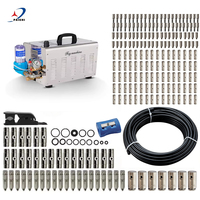 Système de brouillard de refroidissement à haute pression certifié CE 7L/min 1.8KW pompe de brumisation extérieur 60Bar matériel en acier agronomie eau de jardin