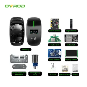 Ovrod Elektrisch Voertuig Ev Oplader Componenten 7 Kw-22Kw Ip65 32a 48a Ocpp Type 2 Type 1 Gbt Nieuwe Staat Tesla Laadstation