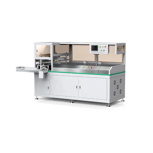 Automatic Poker Game Texas Playing Card Making Machine PLC Motor Die Cutting Slitting Collating Machine 120 Pcs/min