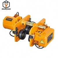 Maxloadc & h Series 1 tonne chariot à poussée réglable chariot à poutre en H à engrenages simples