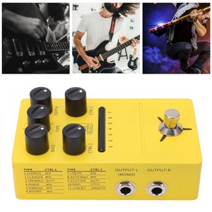 Multi pedale di modulazione Stereo 11 effetti di modulazione trillo di fase di Bypass trillo per chitarra elettrica FS05 - Product Image 5