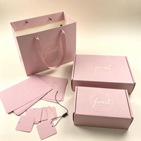 Cajas de Envío Forest Packing - Elegante Forma de Avión, Ecológicas y Personalizables para Empaque de Cosméticos