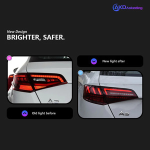 Specifically for 13-19 A3 Hatchback <b>Red</b> <b>LED</b> Flowing Turn Signal Tail <b>Light</b> Assembly 66666 <b>Red</b> Lens <b>LED</b> Tail <b>Light</b> Specifically f - Product Image 2