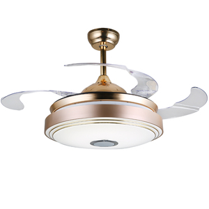 Nuevo Producto Control remoto de frecuencia Variable de acrílico transparente escondido <span class=keywords><strong>sin</strong></span> hoja de ventilador de techo con - Product Image 1