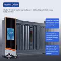 Control remoto de puerta corredera telescópica de puerta doble eléctrica automática desatendida para acceso de entrada de Casa Villa para apartamentos