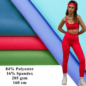 4 तरीके से खिंचाव माइक्रोफाइबर 84 पॉलिएस्टर 16 स्पैन्डेक्स नरम लुभावनी स्पोर्टी कपड़े - Product Image 1