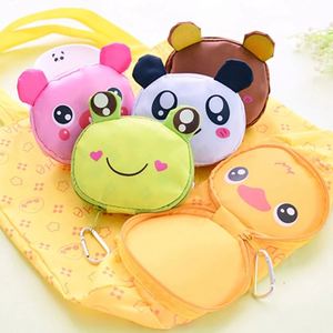NEW Cartoon Animal Foldable Folding Shopping Tote Reusable Eco <b>Bag</b> Panda <b>Frog</b> Pig Bear Waterproof Shopping <b>Bags</b> Storage <b>Bags</b> - Product Image 3