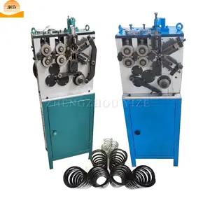 Cnc tension mesin pembuat spring coiling maker sofa spring forming machine coil mattress steel wire spring making machine