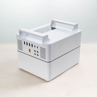 Station d'alimentation portable de sécurité, prise en charge de la charge solaire, 600W
