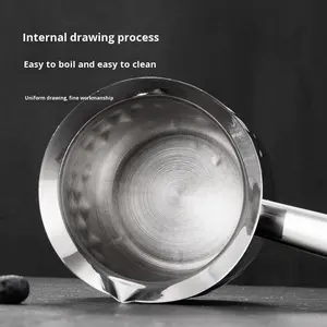 Moderne Roestvrijstalen Koffiegerei Puntige Mond Latte Art Melk Opschuimen En Was Smeltbekers - Product Image 5