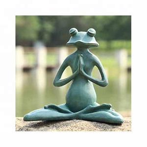 2023 nouveau design statues de grenouille décoration de jardin grande taille statue de grenouille en laiton personnalisé animaux d'extérieur Sculpture décoration - Product Image 5