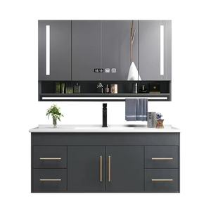 2025 Nuevo estilo pared flotante 1 fregadero colgante 2 cajones muebles de baño tocador de baño - Product Image 6