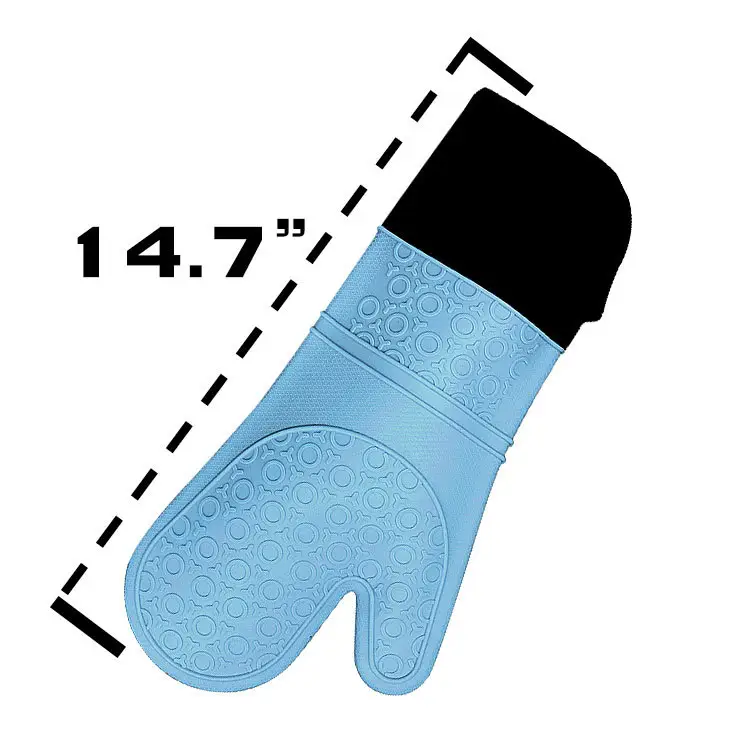 Gants de four en silicone anti-déversement personnalisés résistants à la chaleur Gant de cuisson pour gril