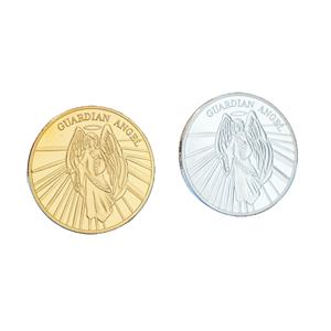 European American Guardian Angel Gedenkmünze Custom Cast Metal Company Jubiläums geschenk Medaille Abzeichen für Partys - Product Image 1