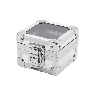 Lihong customized Popular Portable Beauty aluminum watch boxes cases for storage