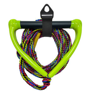 เชือกนิรภัยสำหรับเวคบอร์ดและเวทสกีแบบถัก PE พร้อมด้ามจับโฟม EVA รับน้ำหนักได้สูงสุด 2000 ปอนด์ รุ่น WR-60 สำหรับเล่นเซิร์ฟ สีและแบบปรับแต่งได้ - Product Image 1