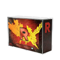 Protection UV, Étui Acrylique Magnétique 8mm à Bords Arrondis ETB Booster UPC SPC Moltres Upc pour Présentoir de Protection de Collection TCG