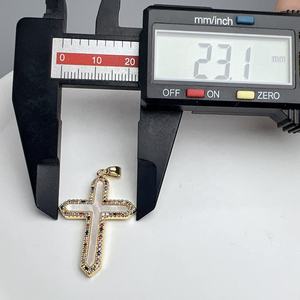 En gros Personnalisé Zircon Naturel Coquillage <span class=keywords><strong>Croix</strong></span> Pendentifs Métal <span class=keywords><strong>Nacre</strong></span> Collier Charmes Pour La Fabrication De Bijoux DIY Accessoires Matériel - Product Image 5