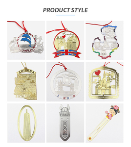 Marque-page en métal doré, souvenir touristique de pays, cadeaux, logo <span class=keywords><strong>personnalisé</strong></span> du fabricant, exquis - Product Image 5