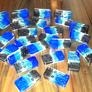 Stampo in Silicone lucido in resina epossidica fai-da-te personalizzato stampo in Silicone Jumbo Domino stampo professionale Domino <span class=keywords><strong>per</strong></span> artigianato in resina domino - Product Image 5
