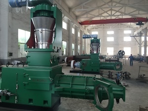 ECP xi măng Hội Đồng Quản trị Con lăn truyền đạt hệ thống đất sét rỗng Khối Máy làm với PLC & động cơ chân không đùn phương pháp gạch đúc - Product Image 4