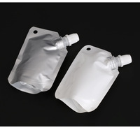 Pochettes souples personnalisées en aluminium de qualité alimentaire avec bec verseur, réutilisables pour jus, boissons et autres liquides – Vente en gros