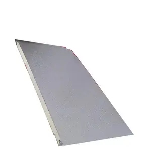 Silver Color Wall Panel Fire Insulation Waterproof Decor Polyurethane PU Sandwich Wall Panel For House