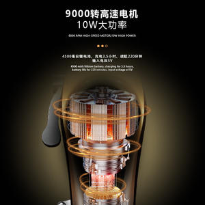 Kemei Km-1691 Electric <b>Hair</b> <b>Clippers</b> Metal Body Brushless Motor Digital Display Professional Salon Grade USB Charging - Product Image 2