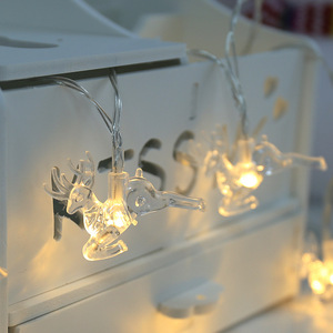 Warm White <strong>LED</strong> Copper Wire String <strong>Lights</strong> <strong>in</strong> Reindeer Shape IP65 Rated 5m/10m Length Festive Christmas Tree Decorative <strong>Lights</strong> - Product Image 4