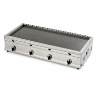 Nouvel Arrivage DanFuQi Plaque de Cuisson à Gaz Plate en Acier Inoxydable pour Burgers, Garantie 1 An, Nettoyage Facile, Silencieux