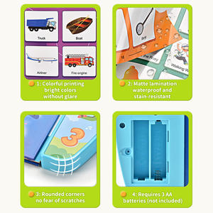 Nouveau jouet éducatif apprentissage de l'anglais de la petite <span class=keywords><strong>enfance</strong></span> lecture de livres électroniques avec <span class=keywords><strong>livre</strong></span> <span class=keywords><strong>audio</strong></span> <span class=keywords><strong>audio</strong></span> alimenté par batterie pour enfants (papier) - Product Image 4