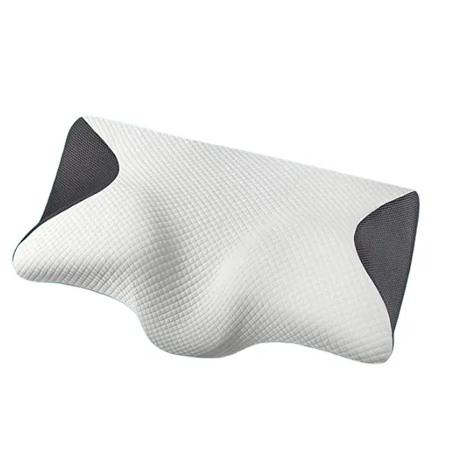 Amazon hot selling comfortable anit-snoring butterfly Cervical memory foam pillow