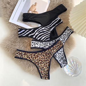 9935 Mutandine Elasticizzate a Vita Bassa per Donna, Sexy Quotidiane, Mature, Traspiranti, Perizoma in Tessuto Morbido, Lingerie - Product Image 2