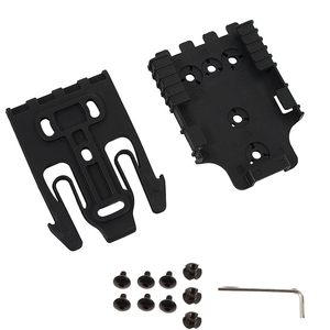 Quick Lock System Kit Fork Receiver Plate Set POM Tactical Holster <b>Adapter</b> Quick Release Mounting Base Outdoor Hunting Gear - Product Image 2