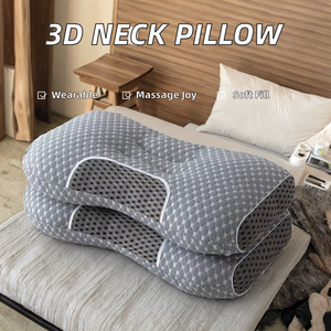 <span class=keywords><strong>Almohada</strong></span> Cervical 3D de Alta Calidad para Dormir, Poliéster 300tc, Diseño Marino, Lavable a Máquina, <span class=keywords><strong>Almohada</strong></span> de Masaje Cómoda - Product Image 2