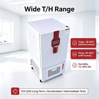 Cámara de Temperatura y Humedad Constante Programable de 400L -10~85 ° C, 15~98% de humedad relativa con registrador de datos y protección de seguridad multinivel
