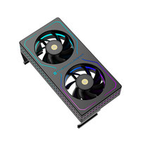 Refroidisseur de mémoire MC-2 ARGB avec ventilateur PWM à roulement fluide, dissipateur thermique pour RAM, éclairage RGB adressable, compatible DDR4/DDR5, pour boîtier d'ordinateur de jeu