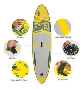 Handeli Geschikt Voor Zowel Bevaarbaar Kalm Water Als Turbulente Golven Surfen Stand-Up Sup Set Opblaasbare Paddle Board Buiten