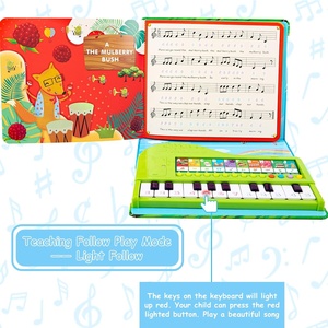 <span class=keywords><strong>Libro</strong></span> de Piano, juguetes para niños pequeños, teclado musical educativo, juguetes de Piano, instrumentos musicales, juguetes presentes para niños - Product Image 3