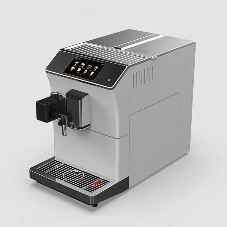 2024 popular in market super automatic big touch screen espresso coffee machine for sale