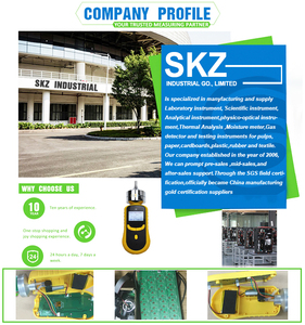 SKZ1050-CO2 เครื่องวิเคราะห์ก๊าซ CO2 แบบพกพาอินฟราเรด 0-2000-50000ppm ความแม่นยำ 3% การบันทึกข้อมูลปั๊มดูดเครื่องตรวจจับก๊าซ - Product Image 6