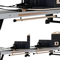 Machine de Pilates Reformer en aluminium - Équipement de fitness durable et réglable pour la maison et la salle de sport, emballage en boîte en bois, garantie de 2 ans
